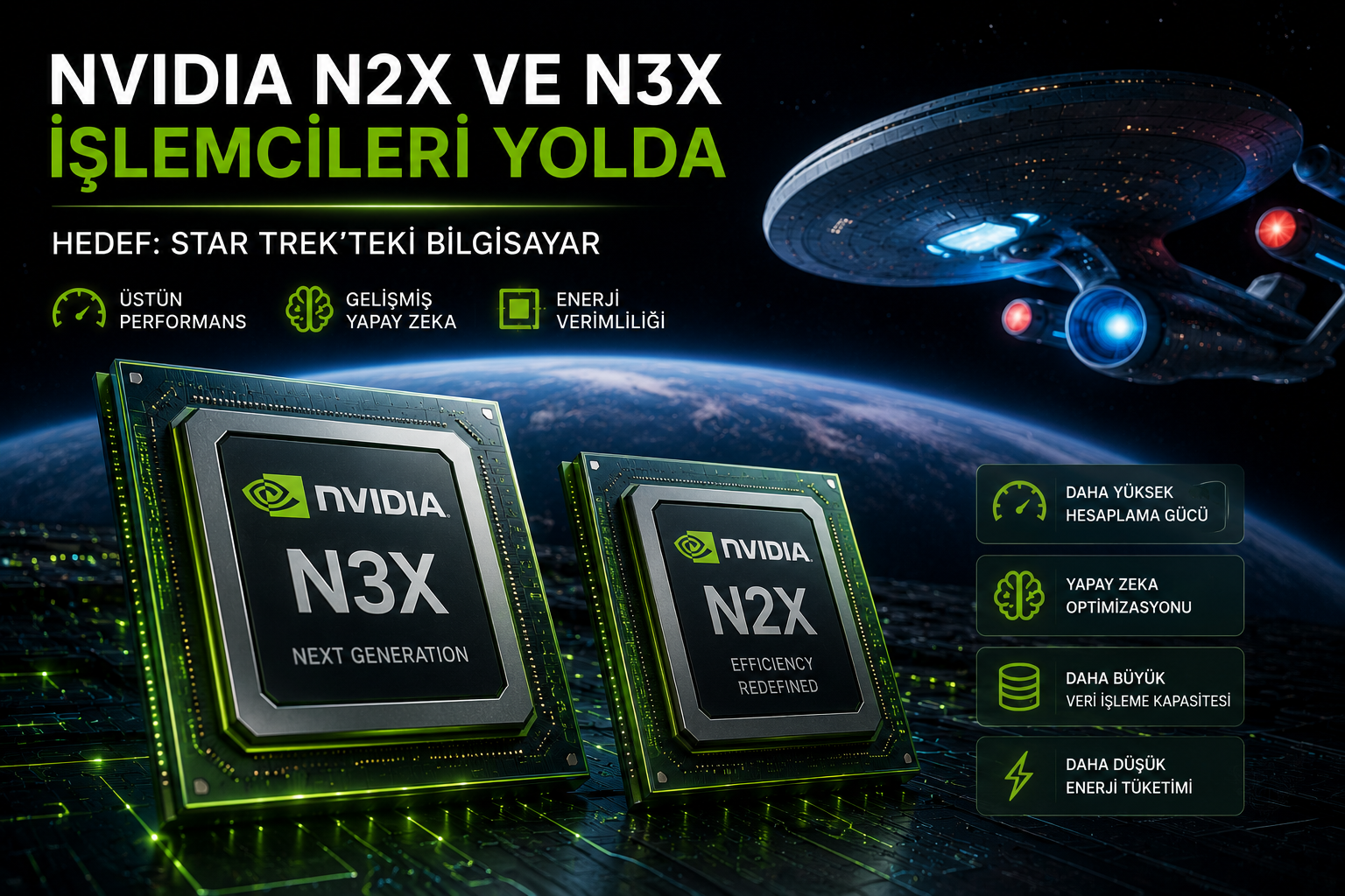 Nvidia'nın Yeni Nesil İşlemcileri N2X ve N3X Geliyor