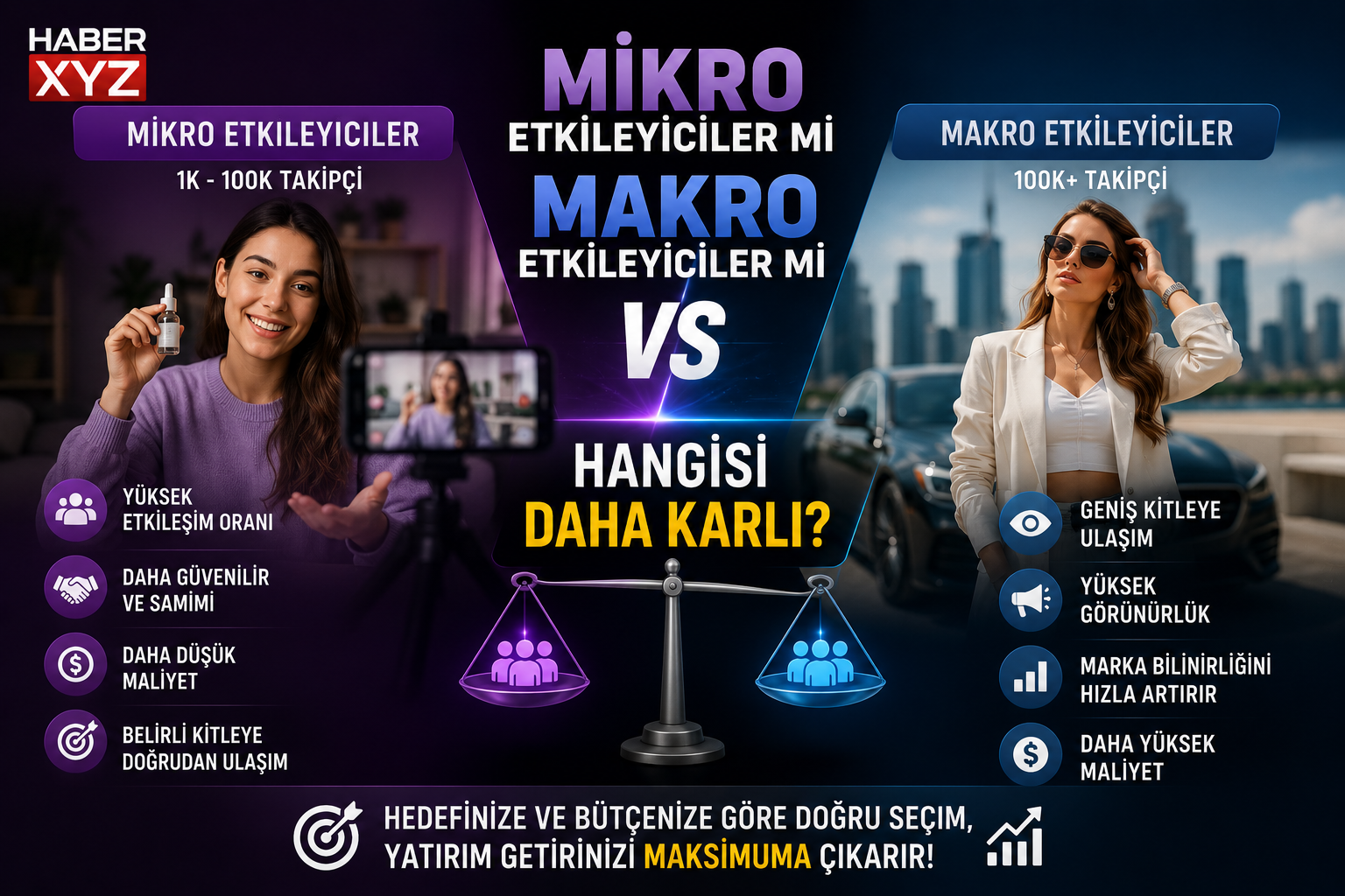 Mikro Etkileyiciler mi, Makro Etkileyiciler mi? Hangisi Daha Karlı?