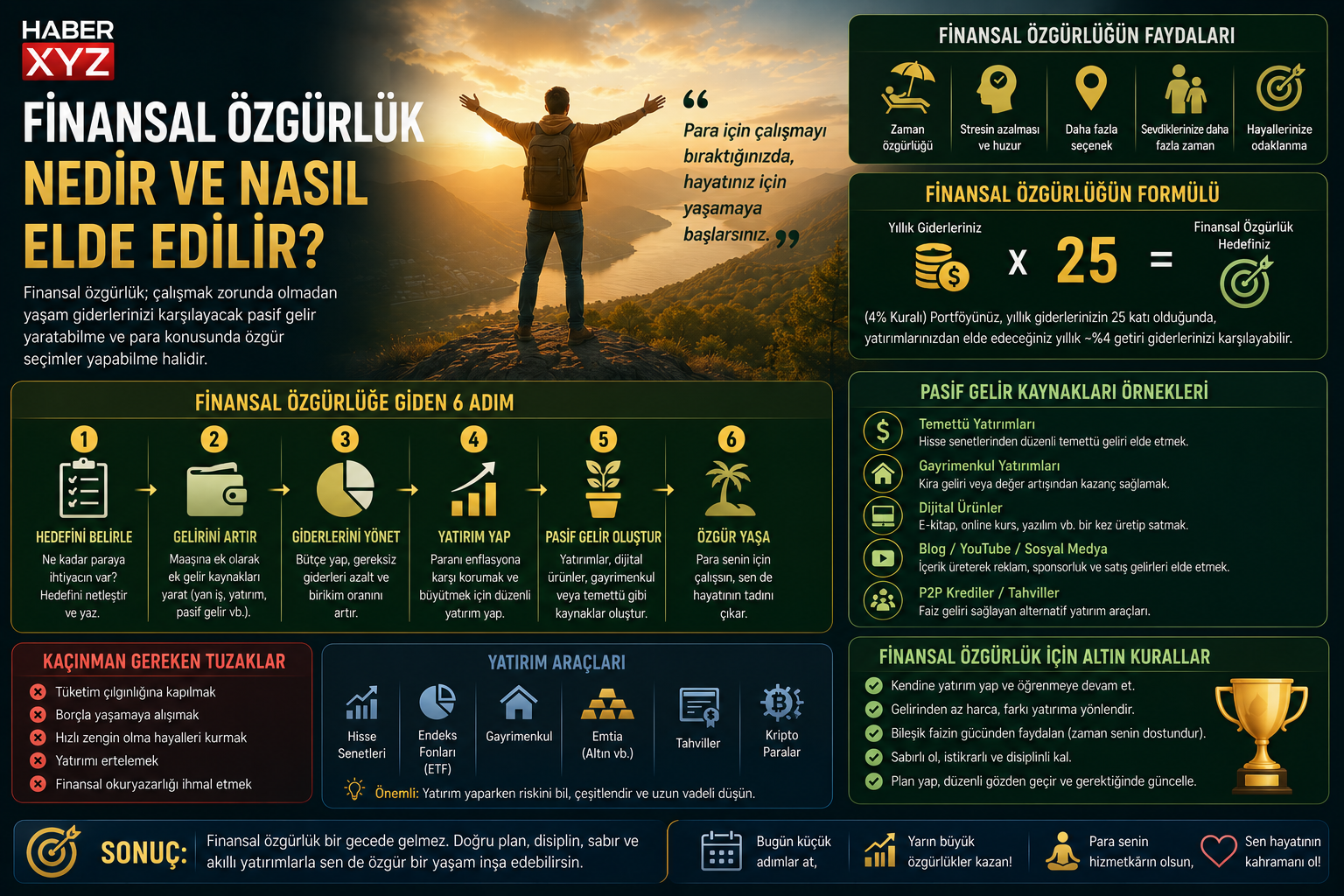 Finansal Özgürlük Nedir ve Nasıl Elde Edilir?